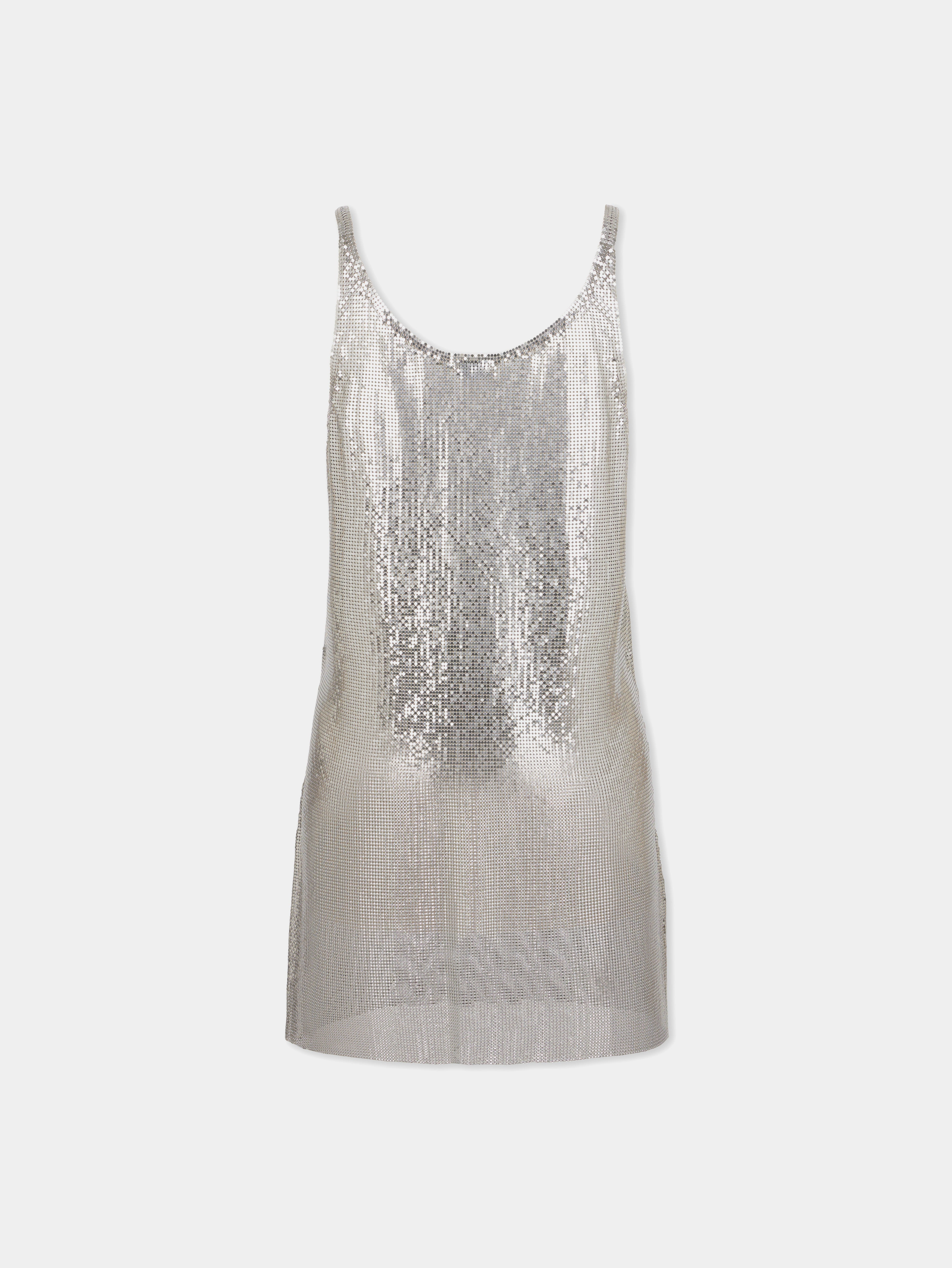 MINI TANK TOP DRESS IN MESH - 6