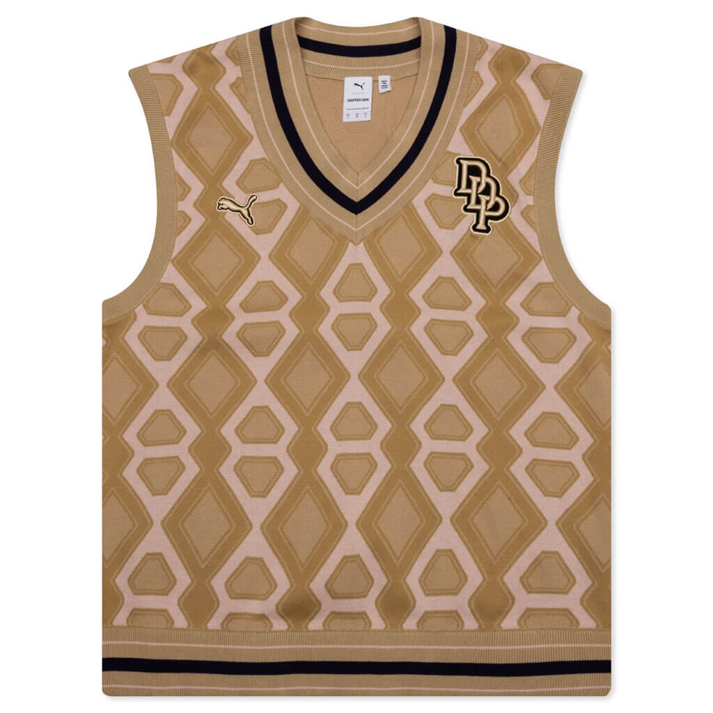 PUMA X DAPPER DAN KNITTED VEST - GINGER ROOT - 1