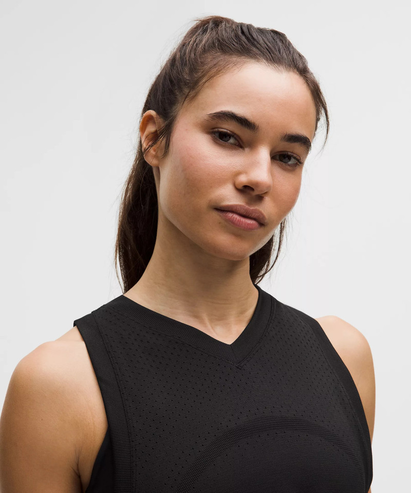Swiftly Open-Hole V-Neck Tank Top 4