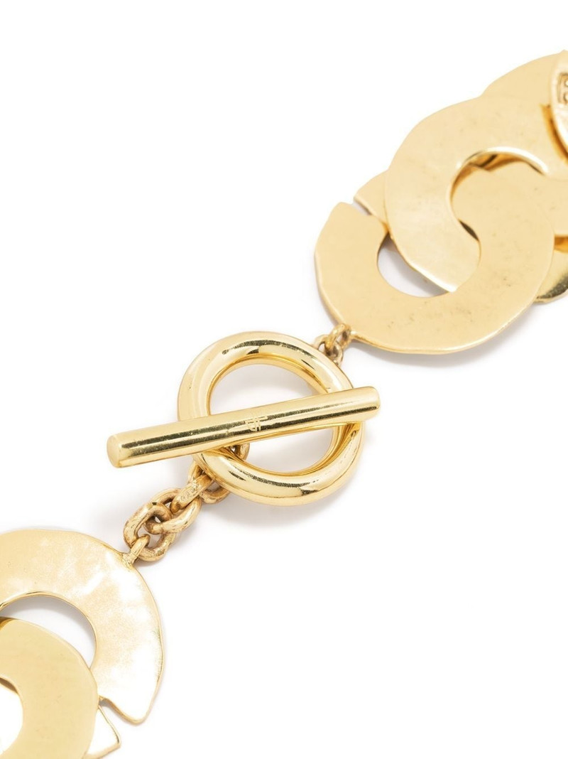 logo-engraved coin necklace 3