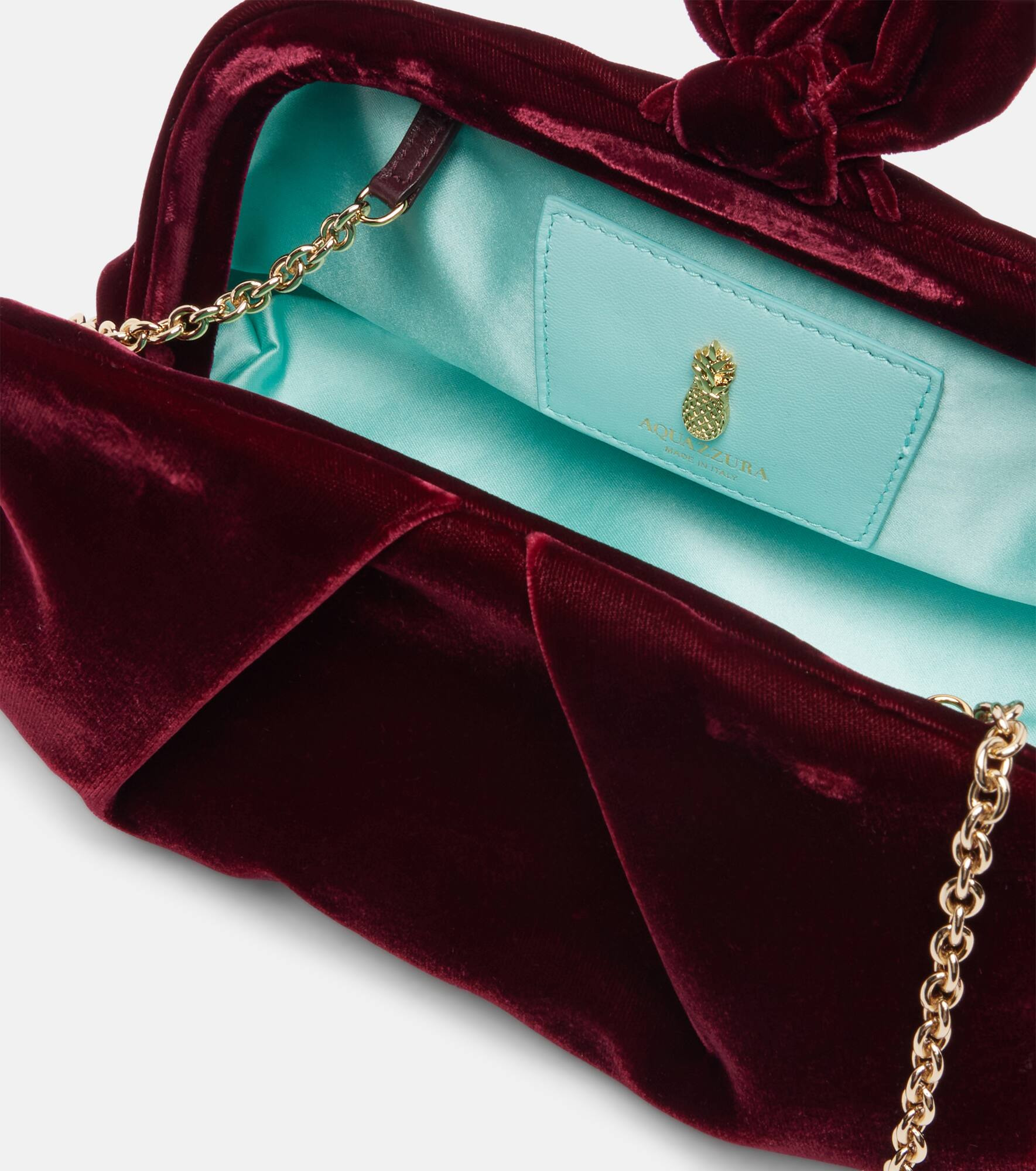 Bow Tie Small velvet clutch - 3
