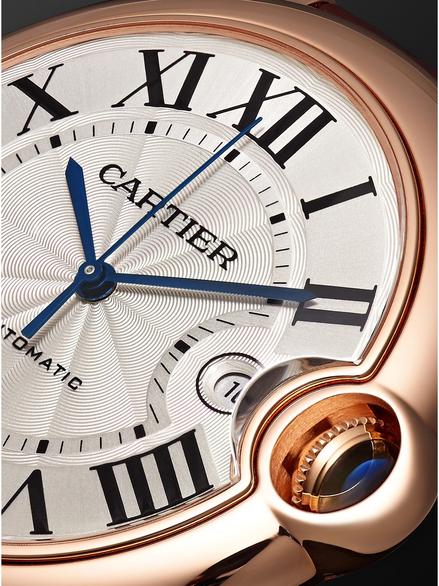 Ballon Bleu de Cartier Automatic 42mm 18-Karat Pink Gold and Alligator Watch, Ref. No. CRWGBB0017 - 6