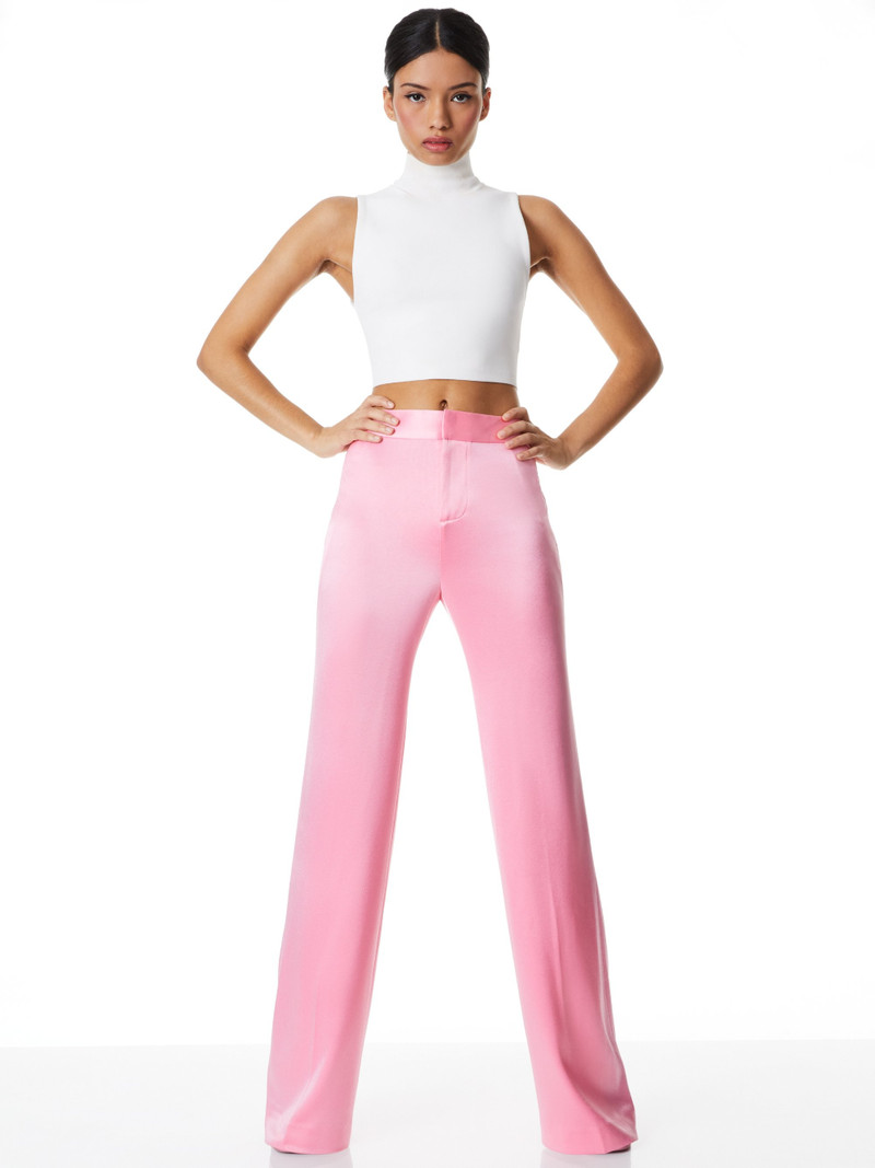 Alice + Olivia DEANNA HIGH WAISTED BOOTCUT PANT outlook