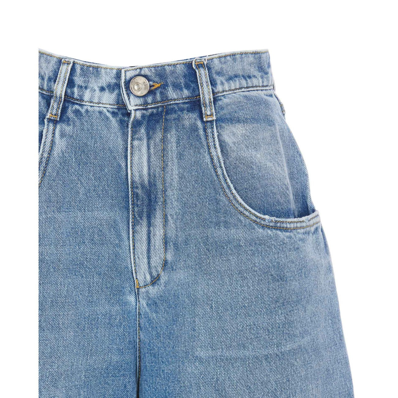 Maison Margiela Women Cut-Out Denim Jeans - 4
