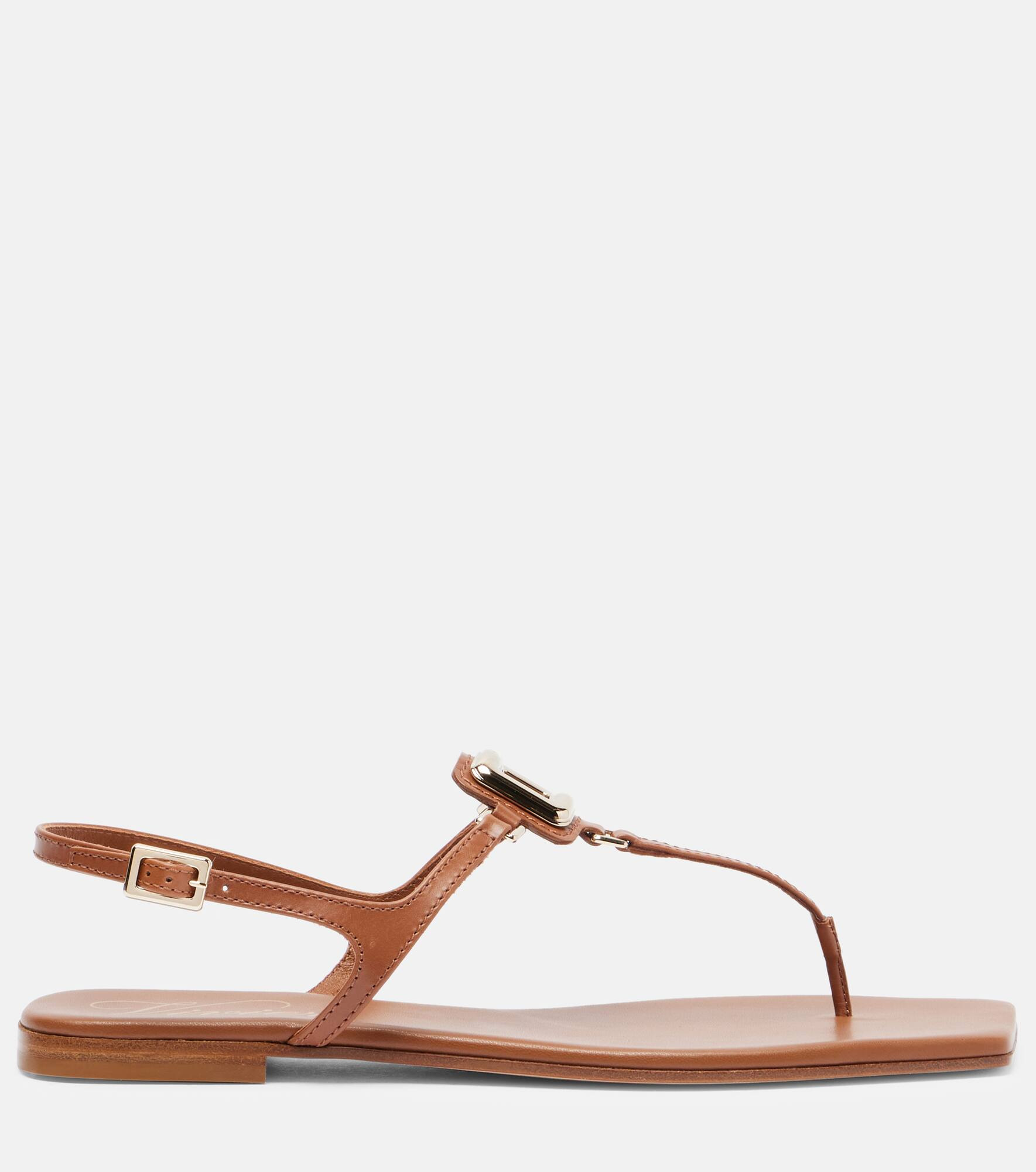 Viv' By The Sea leather thong sandals - 4