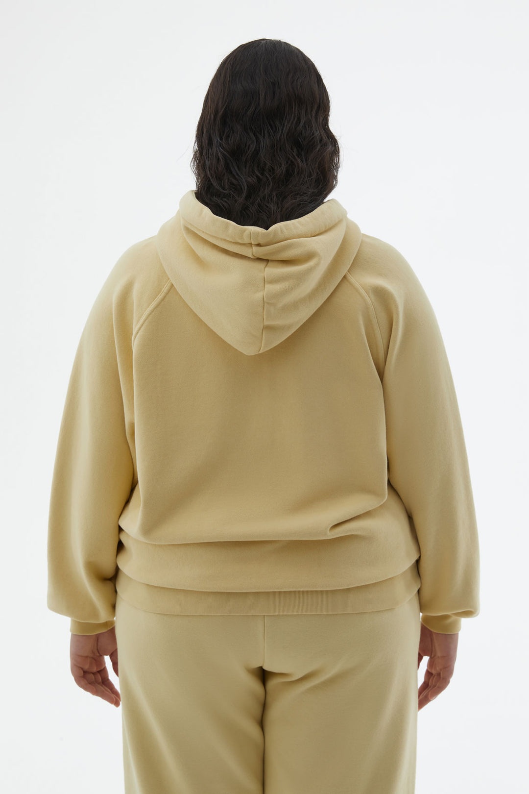 LIGHT YELLOW HOODIE WITH LOGO - 6