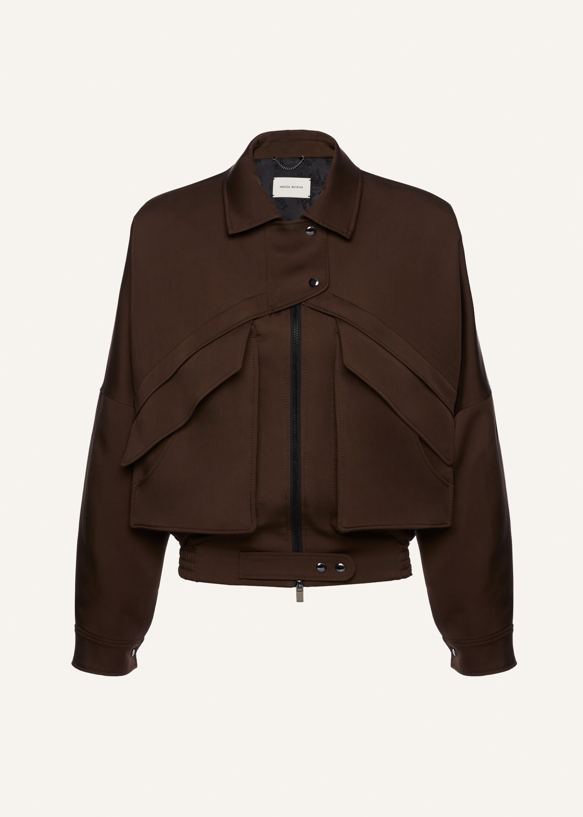 Vintage bomber jacket in brown - 1