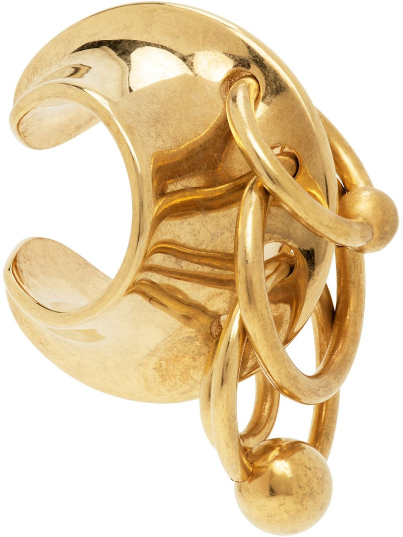 Jean Paul Gaultier Gold 'The Multi-Piercing' Ear Cuff outlook