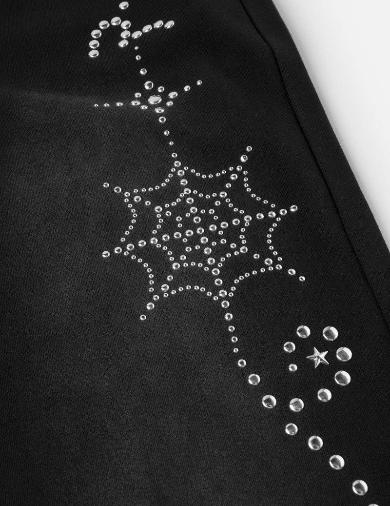 Graphic Rhinestones Sweatpants 8