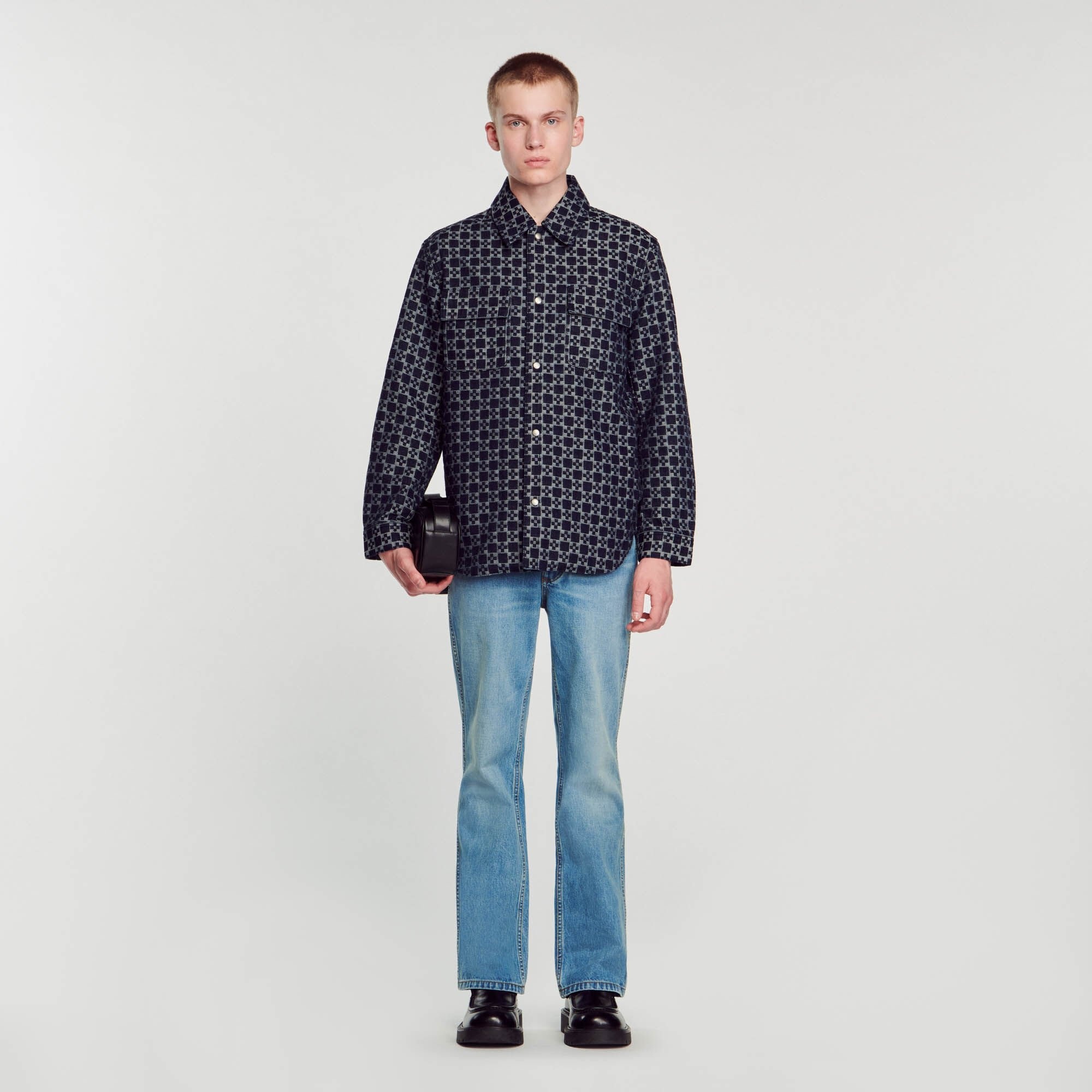 SQUARE CROSS OVERSHIRT - 2