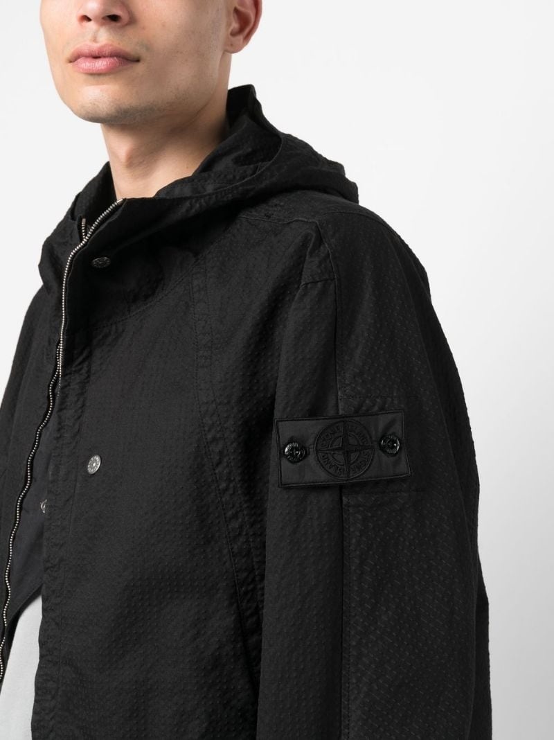 strap hooded jacket - 5
