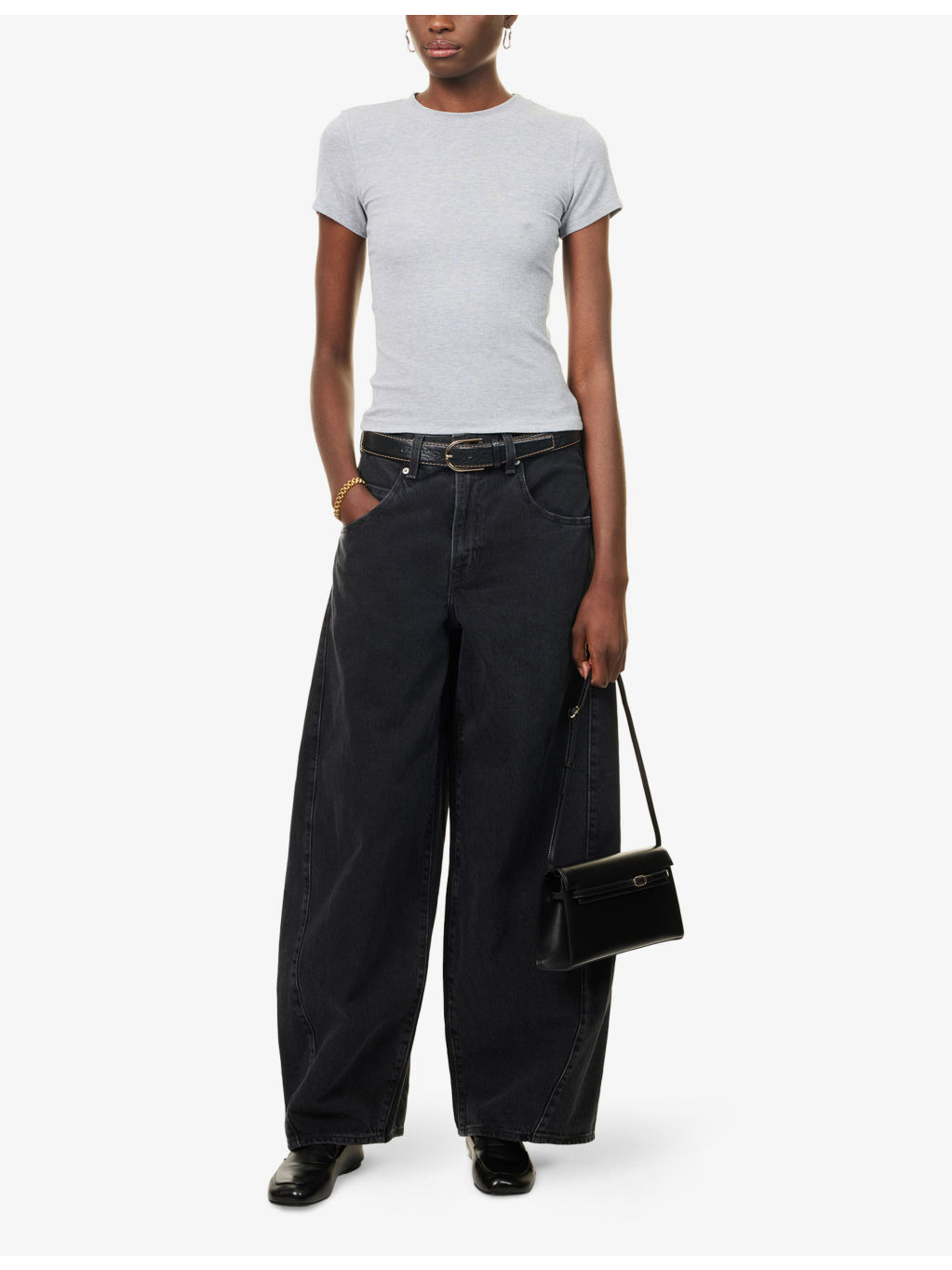 The Rib Baby Tee Modal-Jersey Top - 2