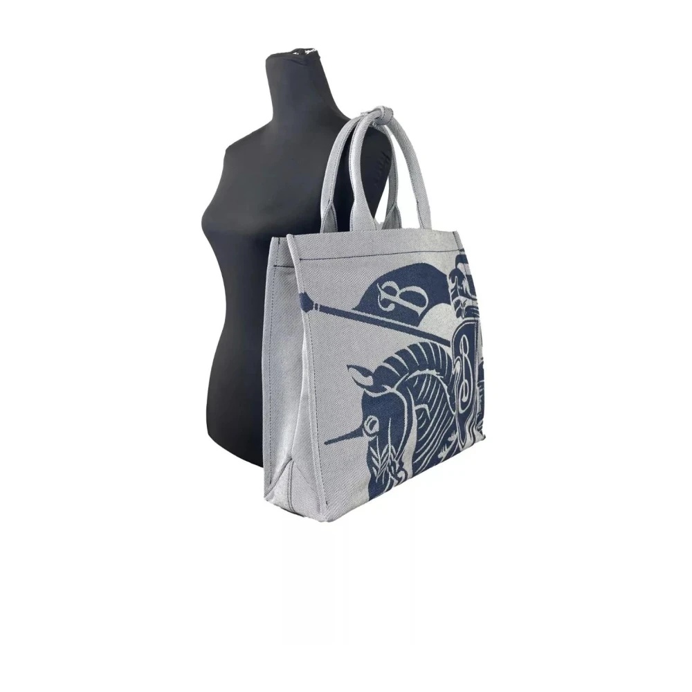 KNIGHT LOGO CANVAS TOTE BAG WITH COIN POUCH - 3