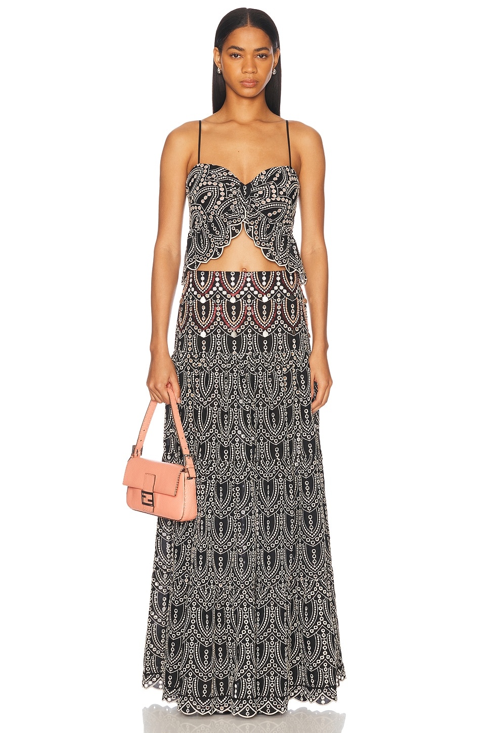 Palm Rhythm Maxi Skirt - 5