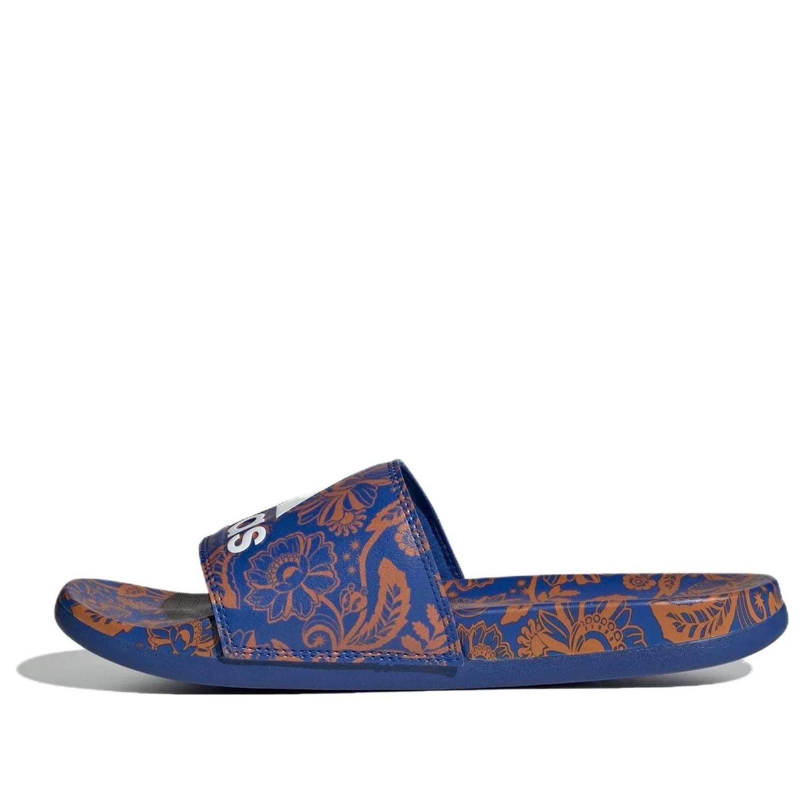(WMNS) adidas Adilette Comfort Slide 'Floral Royal Blue' IE4966 - 1