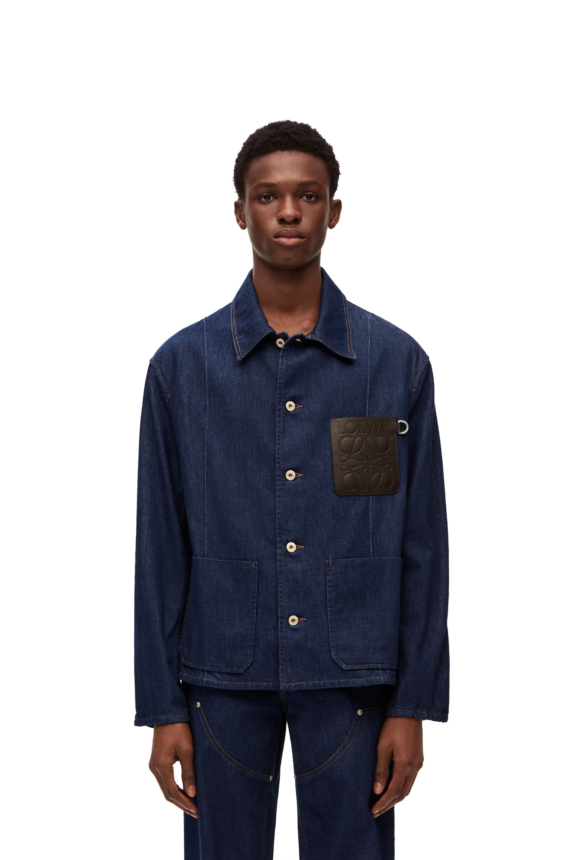 Workwear jacket in denim - 3