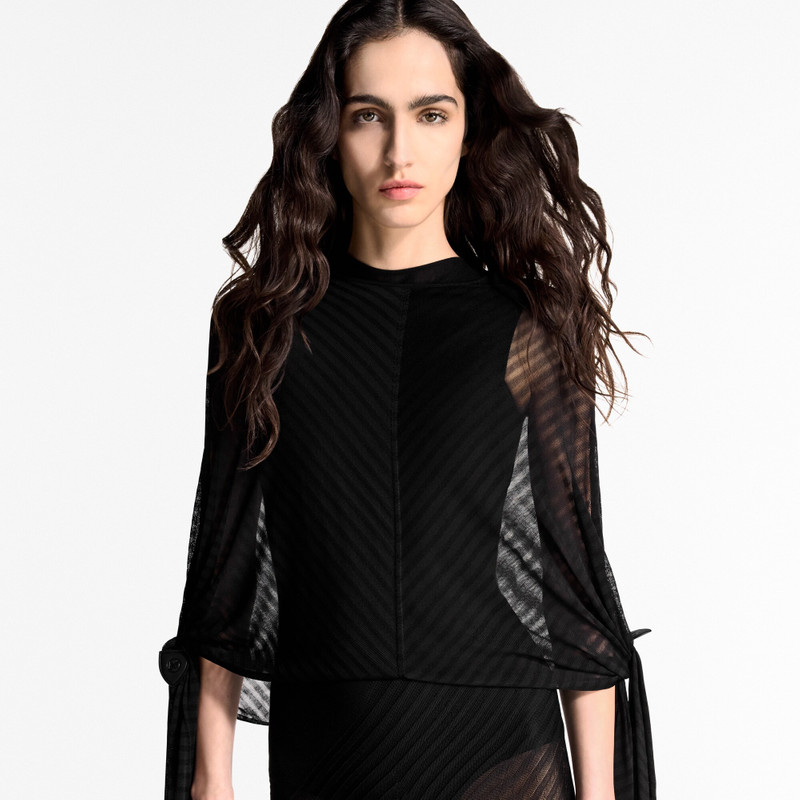 Louis Vuitton Striped Side-Tie Top outlook