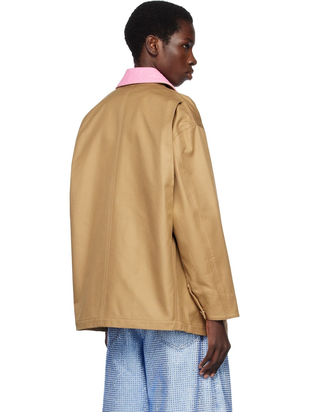 Tan Cotton Workwear Jacket - 3