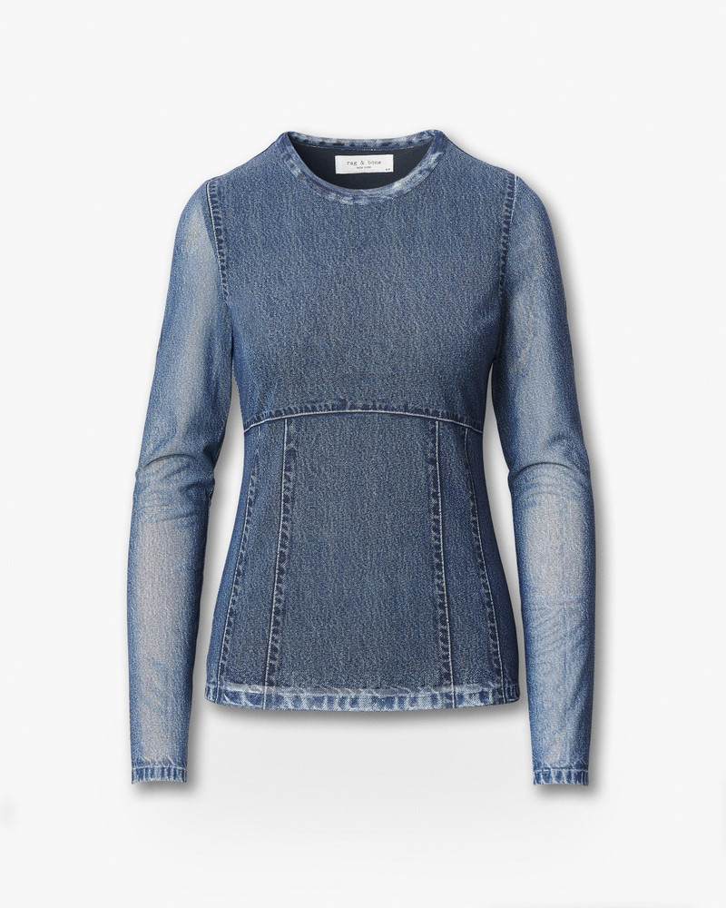 Miramar Long-Sleeve Tee Stretch Mesh 1