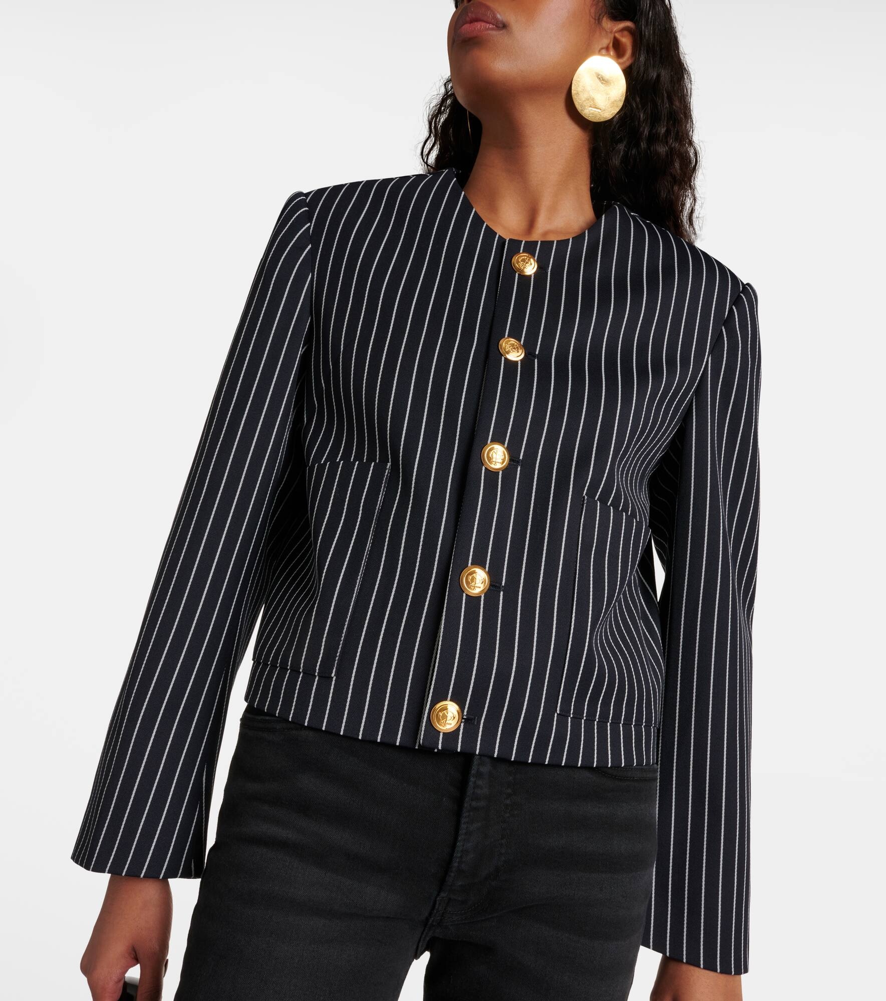 Pinstripe jacket - 5