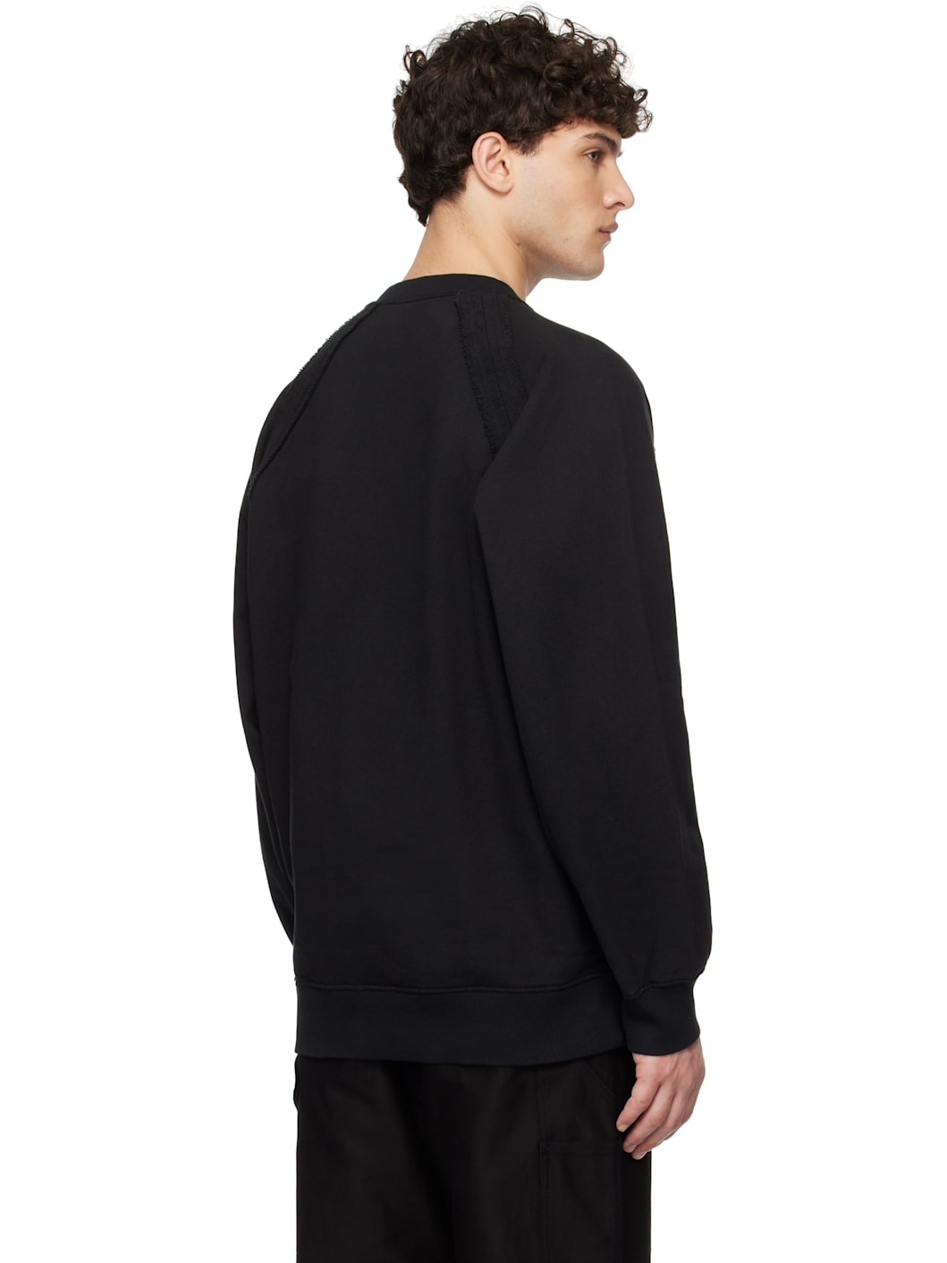 Black French Terry Sweatshirt - 3