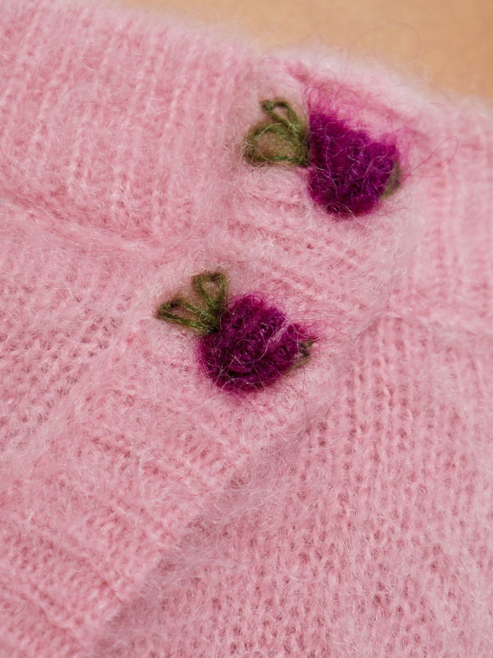 flower-button skirt - 5