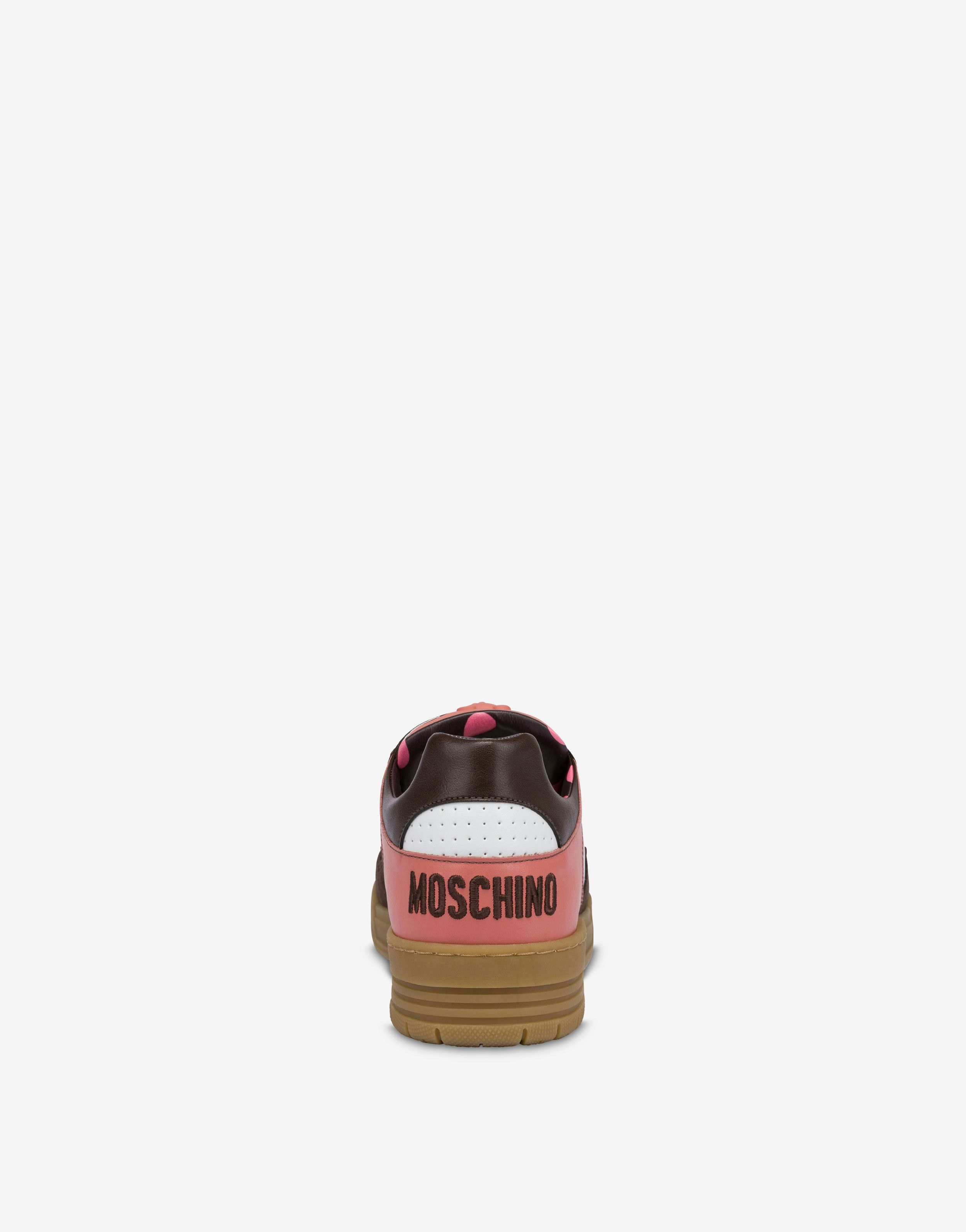 CALFSKIN AND SUEDE STREETBALL SNEAKERS - 3