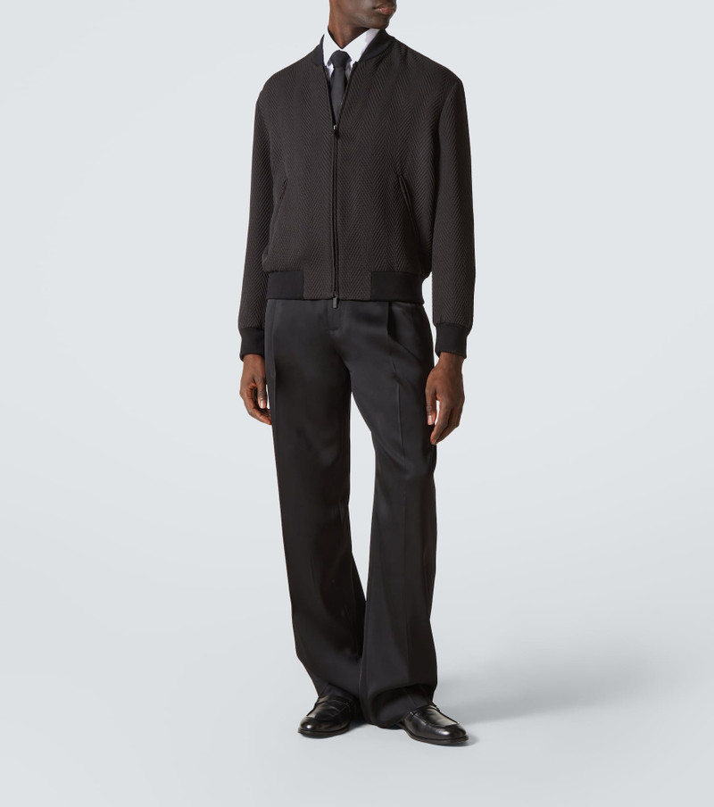 GIORGIO ARMANI Cotton-blend poplin shirt outlook