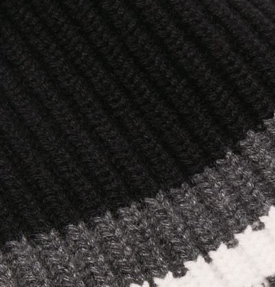 Dolce & Gabbana Ribbed Striped Cashmere Beanie outlook