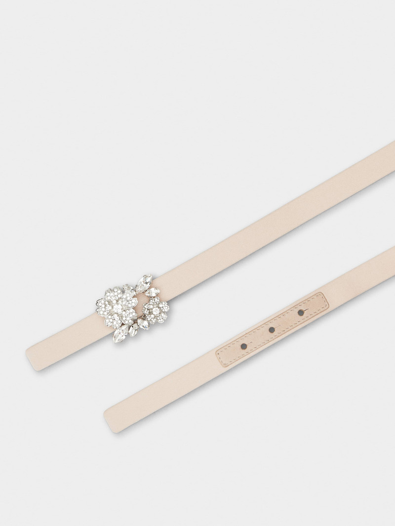 Roger Vivier Efflorescence Belt in satin outlook