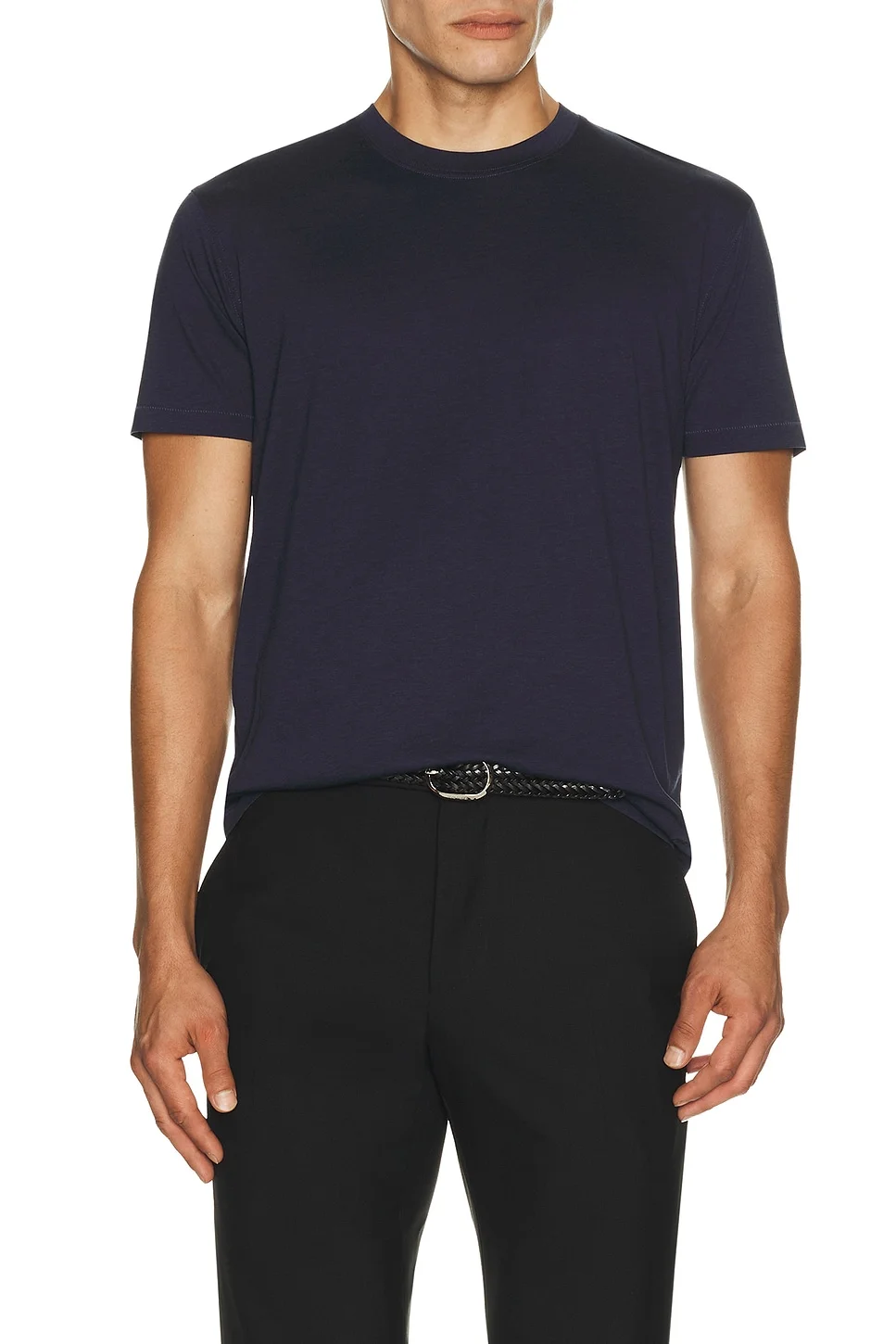 Lyocell Cotton Crew Neck - 1