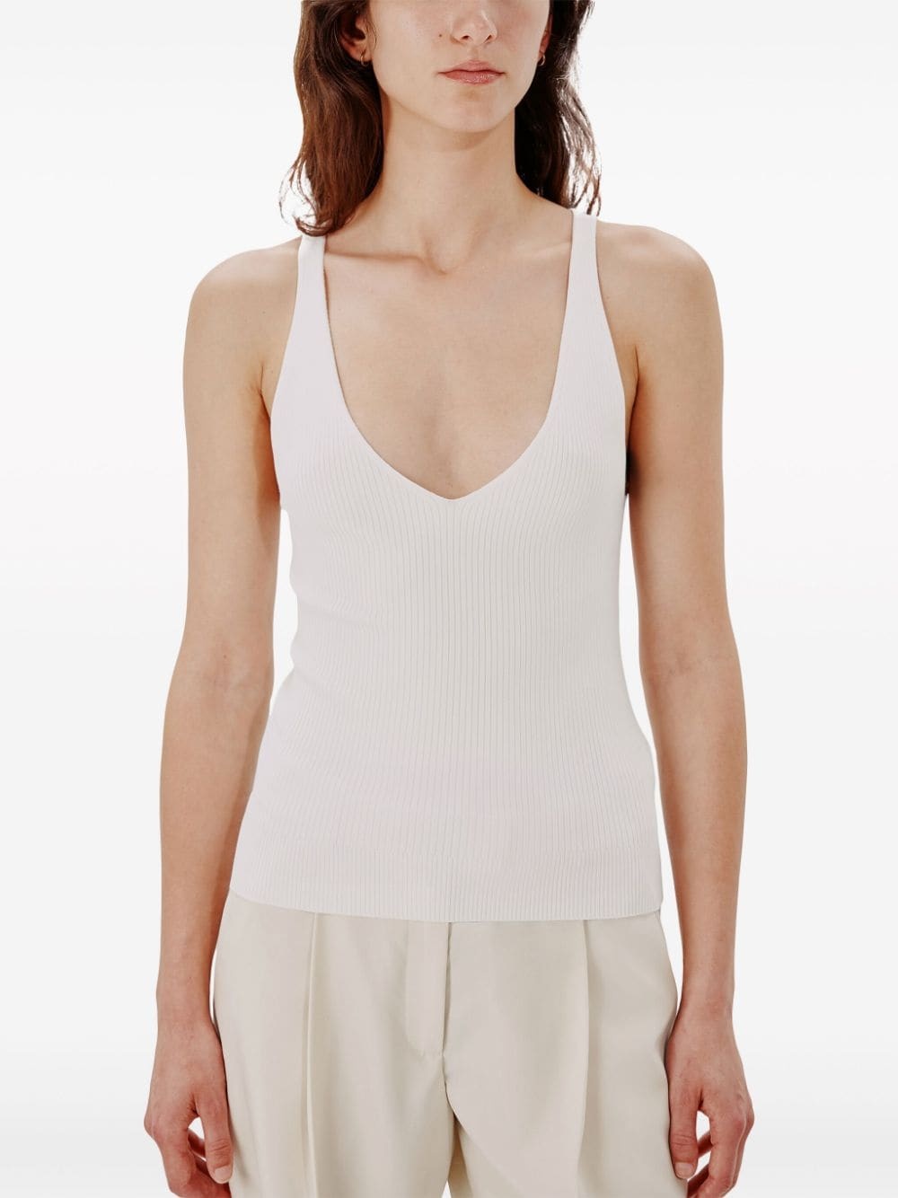 ribbed-knit tank top - 3