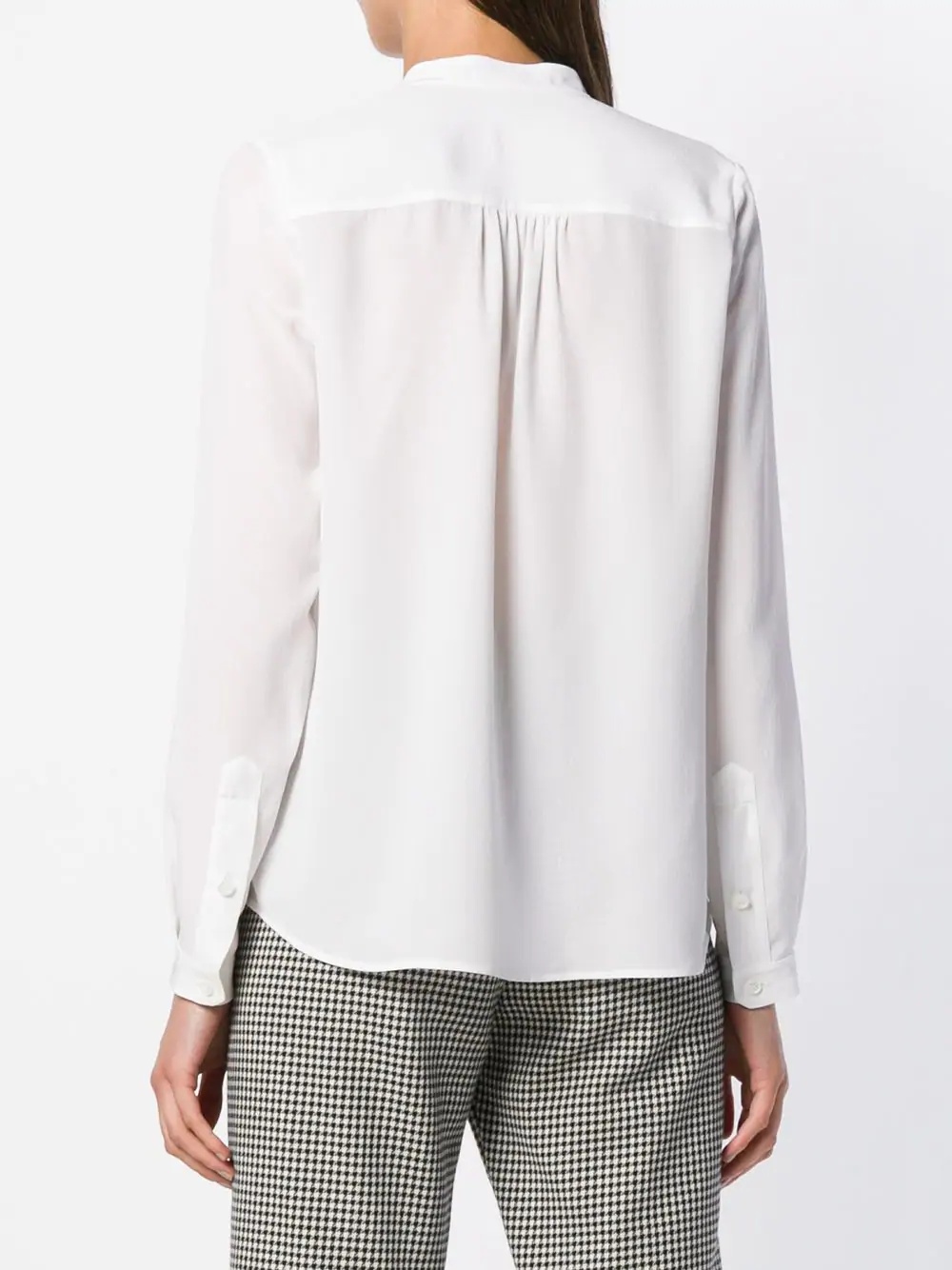 collarless shirt - 7