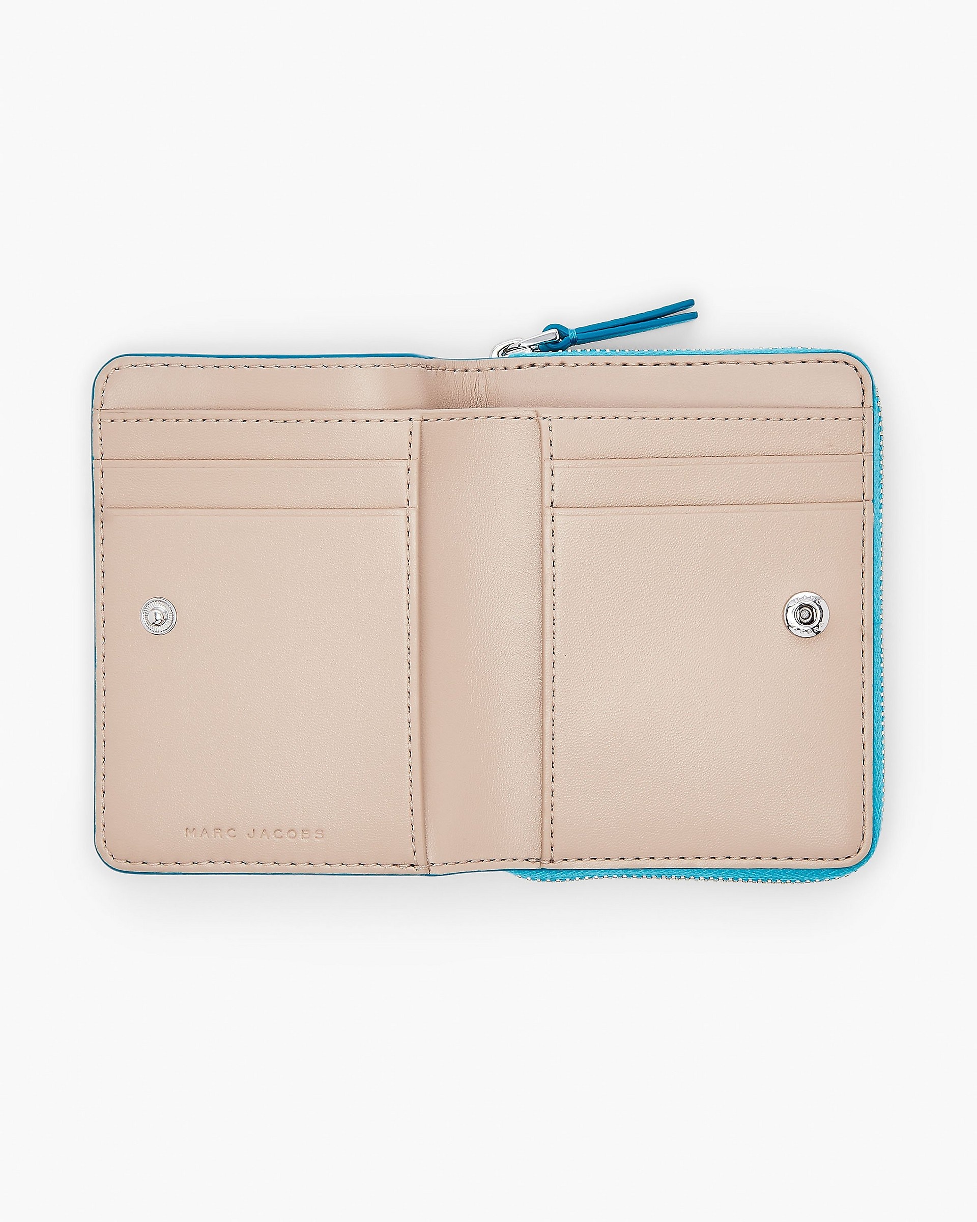 THE LEATHER MINI COMPACT WALLET - 2