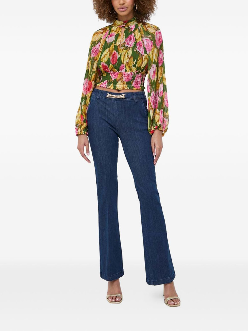 GUESS USA high-neck floral blouse outlook