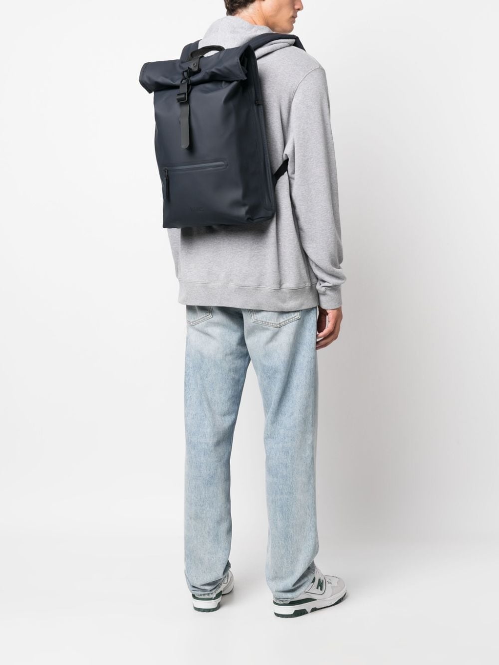 roll-top buckled backpack - 2