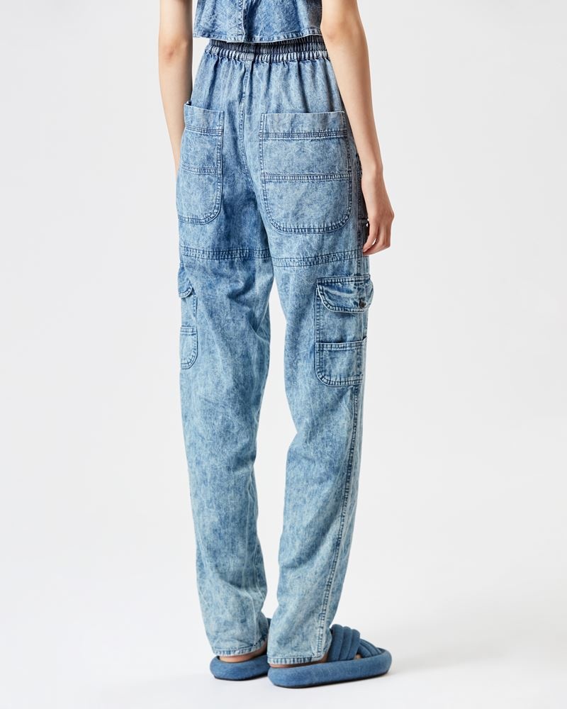 VIAMAO CHAMBRAY PANTS - 5