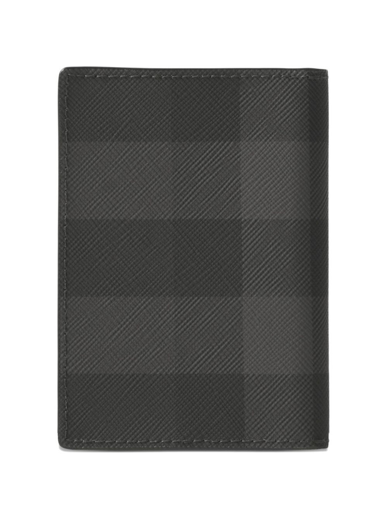 Burberry Check folding card case outlook