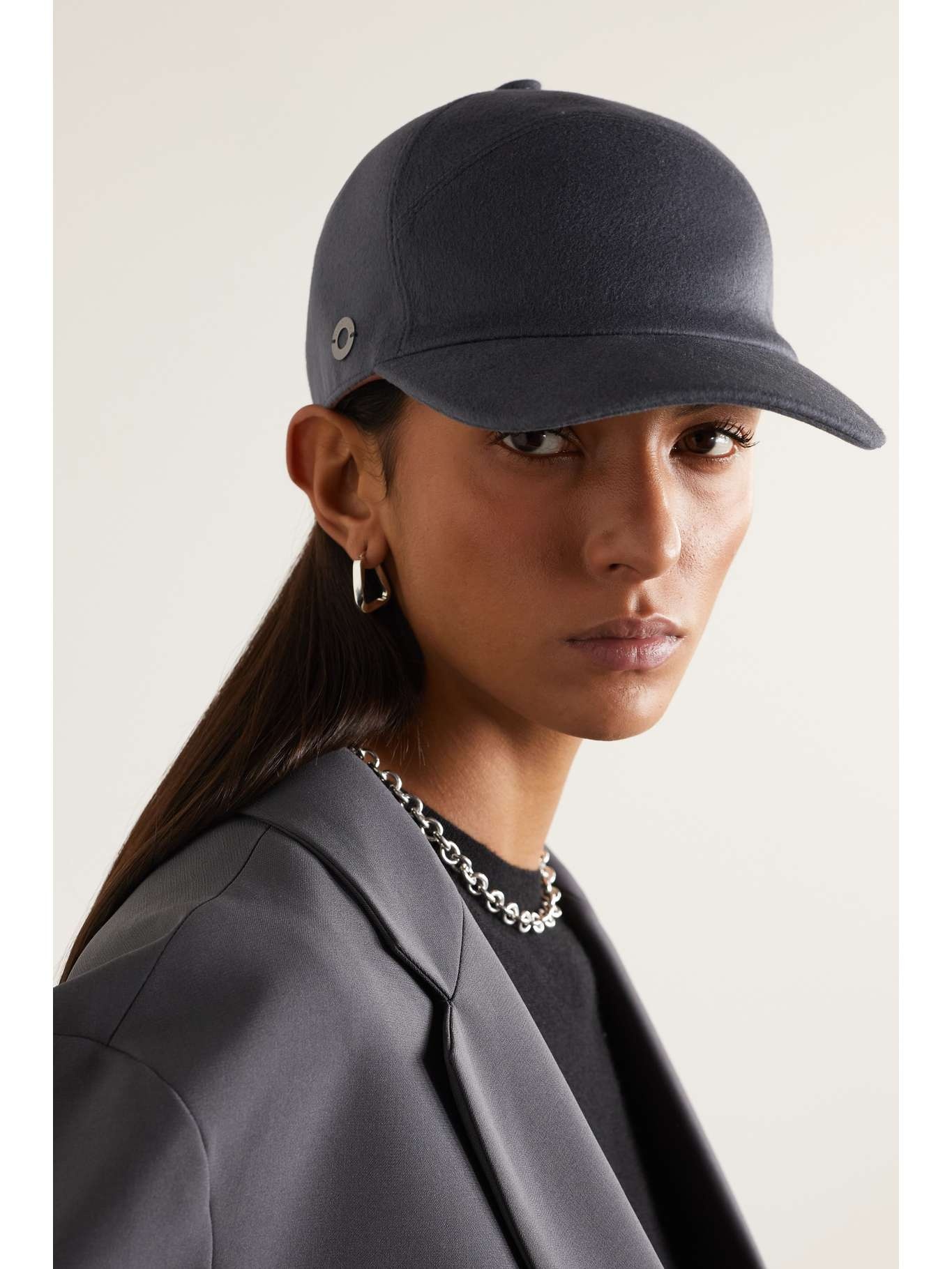 Cashmere baseball cap - 2