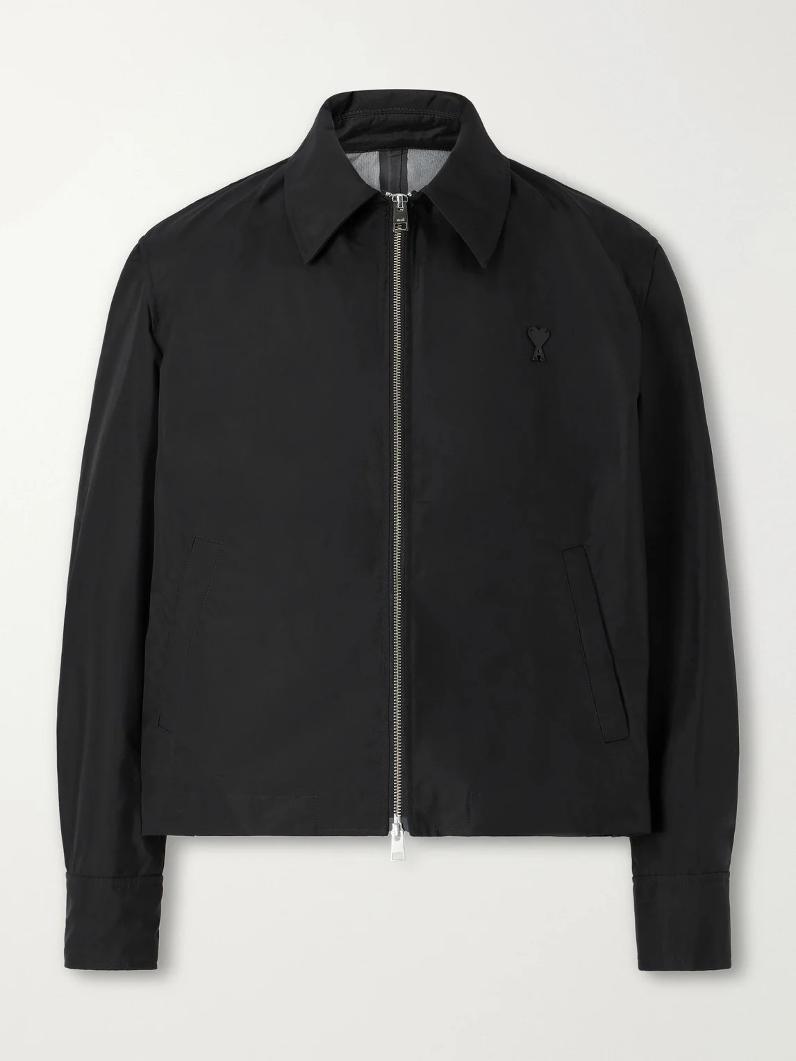 Logo-Appliquéd Shell Blouson Jacket - 1