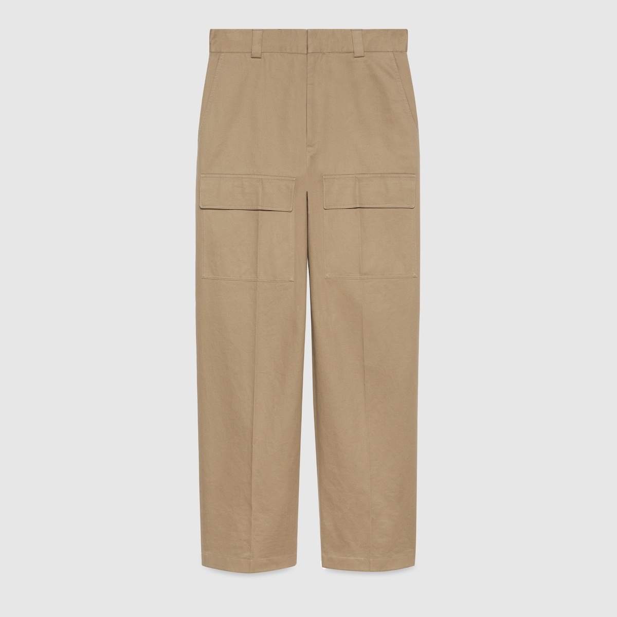 Cotton wide leg cargo pant - 1