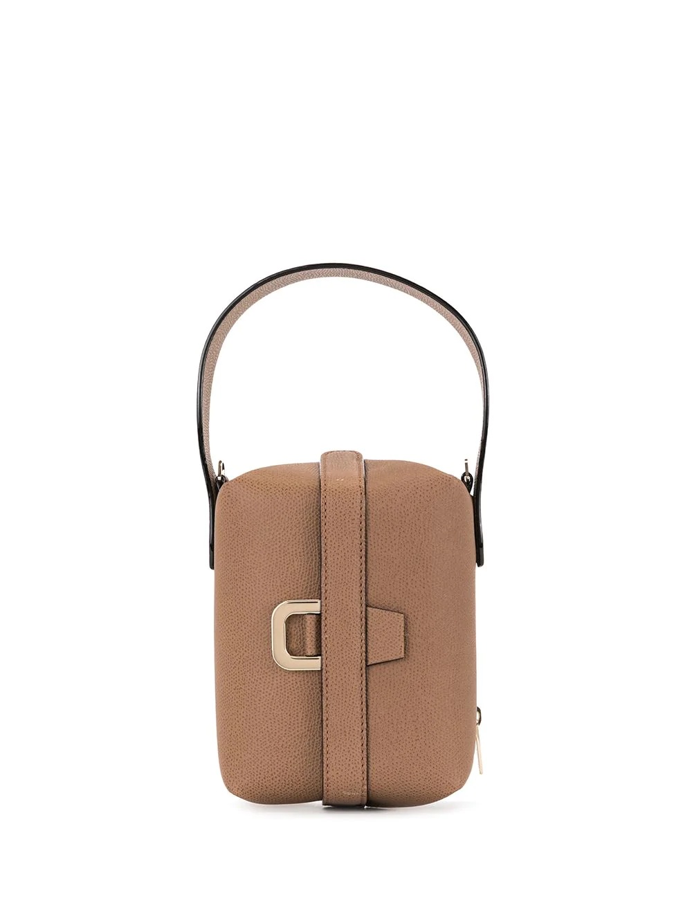 leather boxy shoulder bag - 1