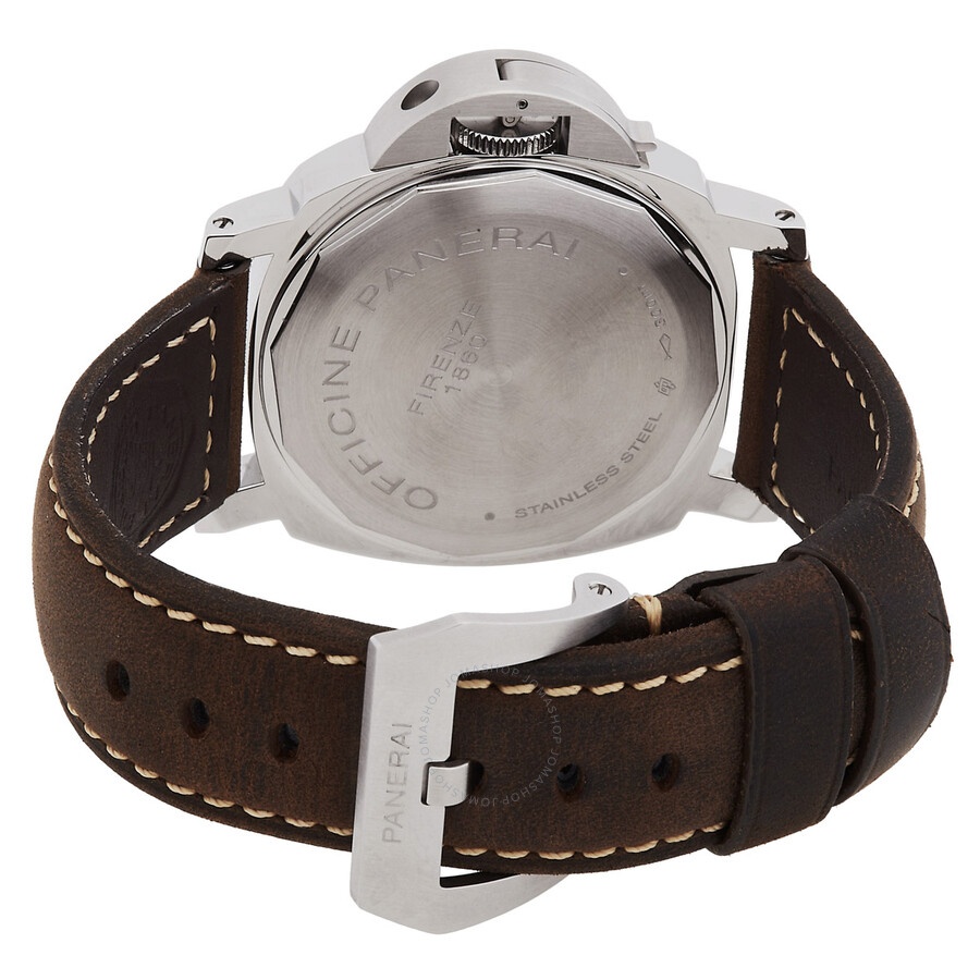 Panerai Luminor Base Hand Wind Black Dial Men's Watch PAM00915BR - 3