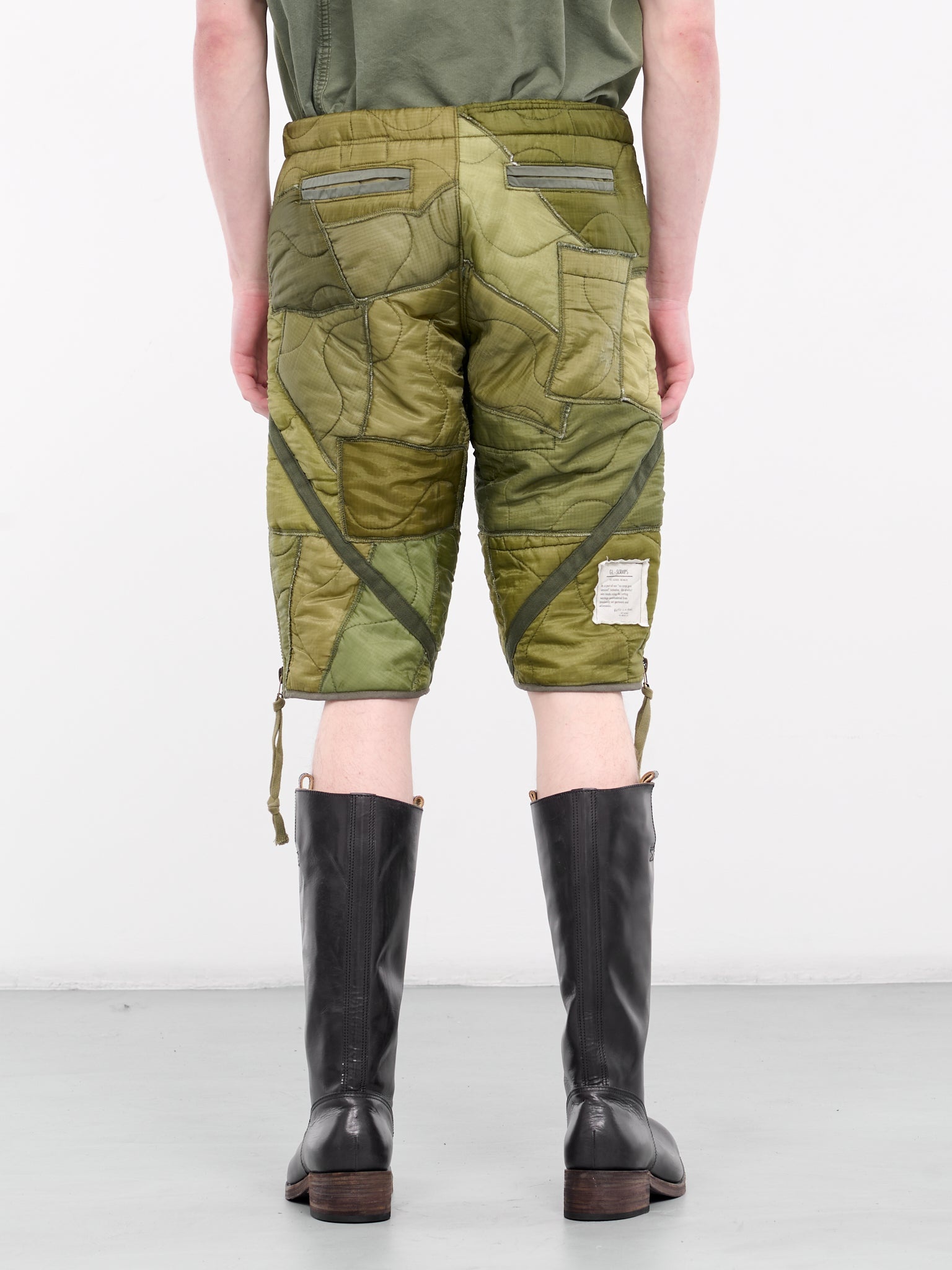 Patchwork Army Shorts - 3