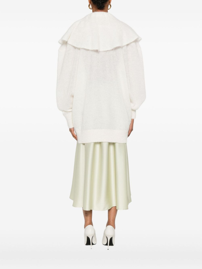 volant ruffled-neck sweater 4