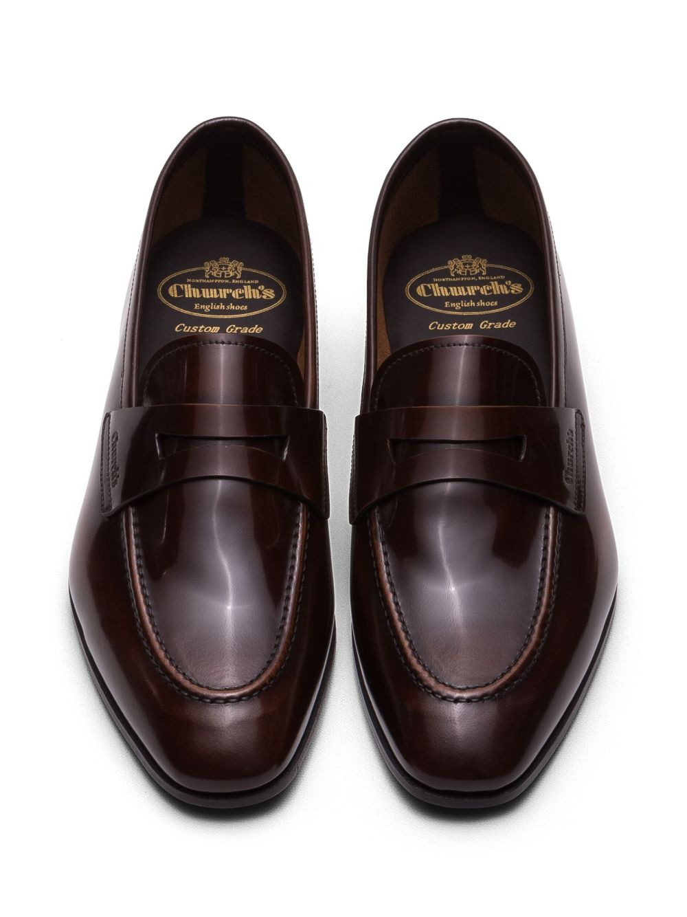 Maesteg polished fumè loafers - 2