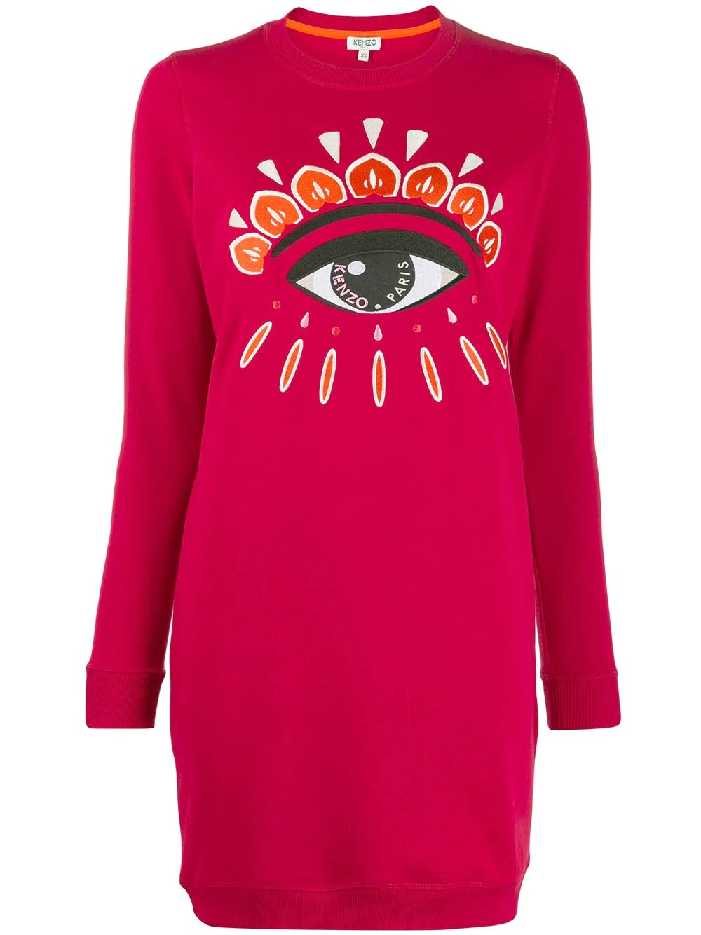 eye embroidered sweatshirt - 1