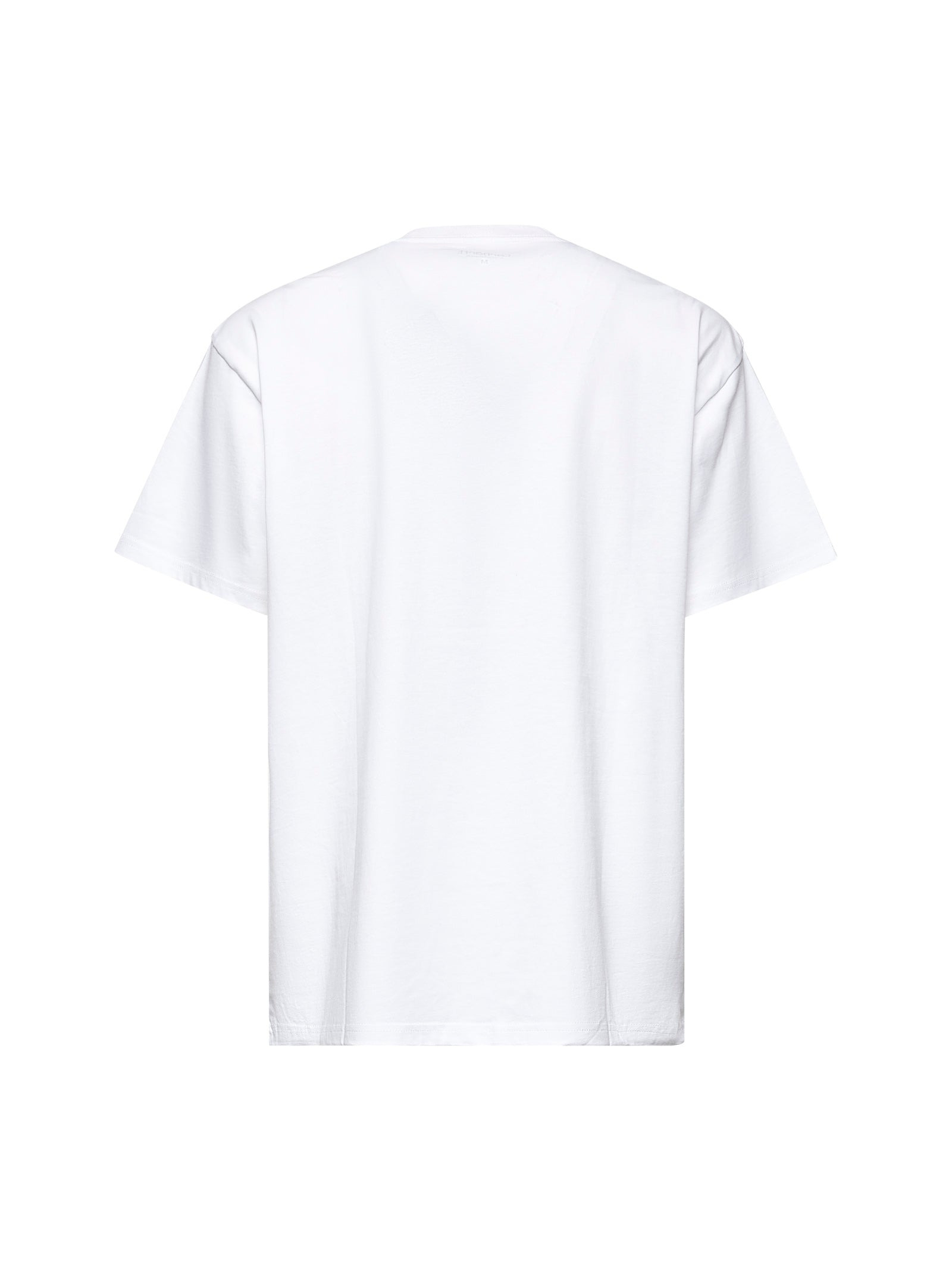 White cotton S/S Pocket Heart T-shirt - 2