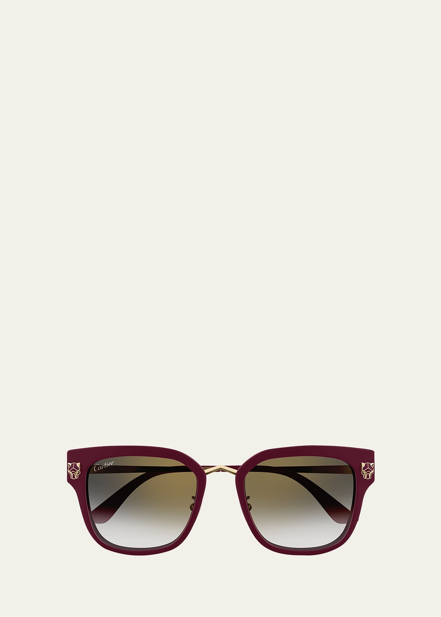 Round Acetate Sunglasses - 1