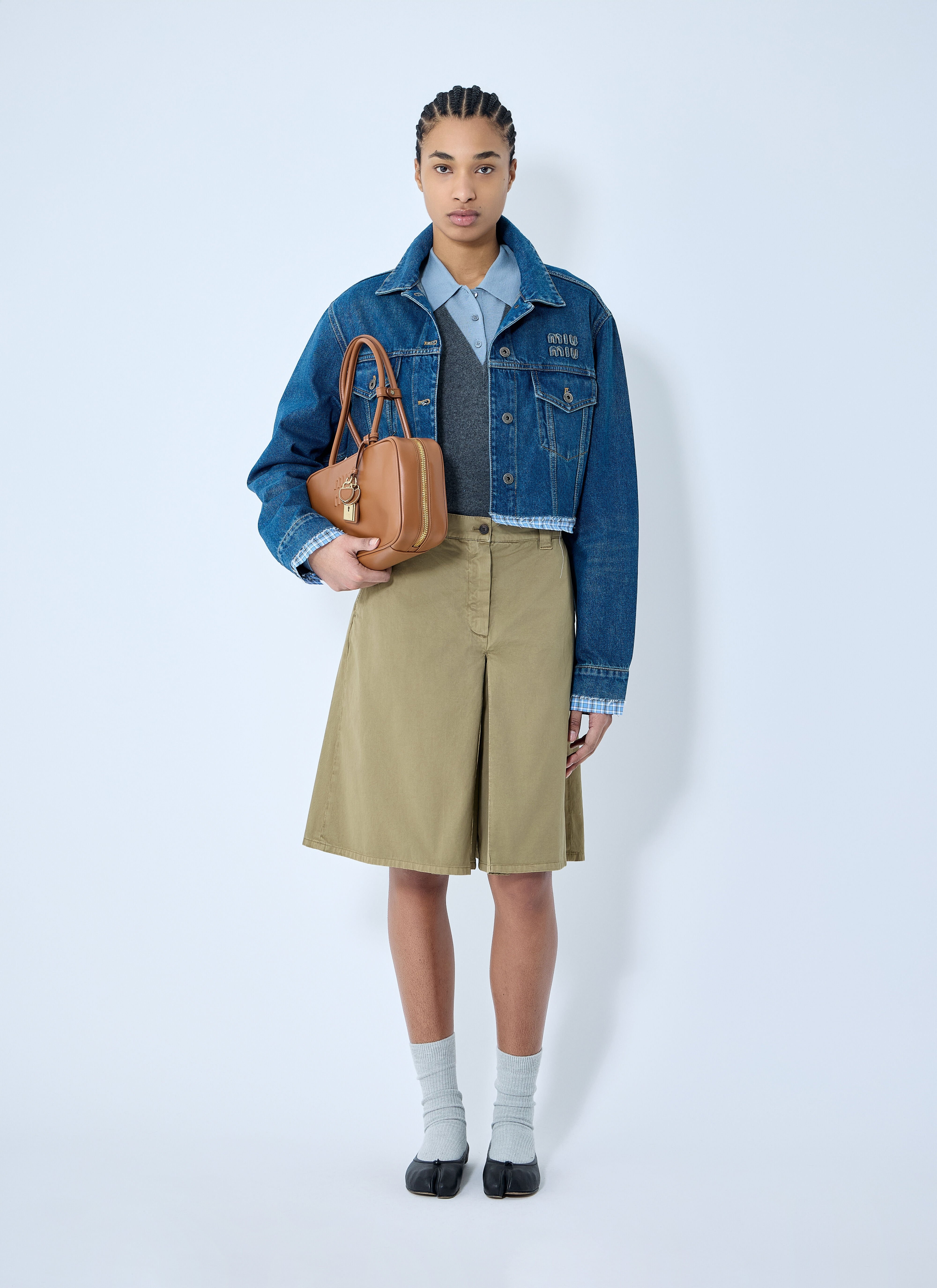 Garment-Dyed Skirt - 2